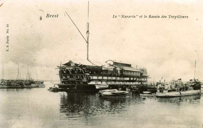Le Navarin et le bassin des Torpilleurs
à Brest
